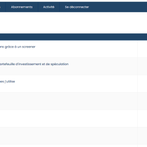 Abonnement au Club Excellence